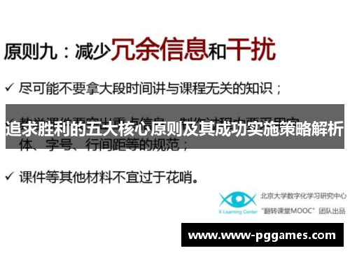 追求胜利的五大核心原则及其成功实施策略解析